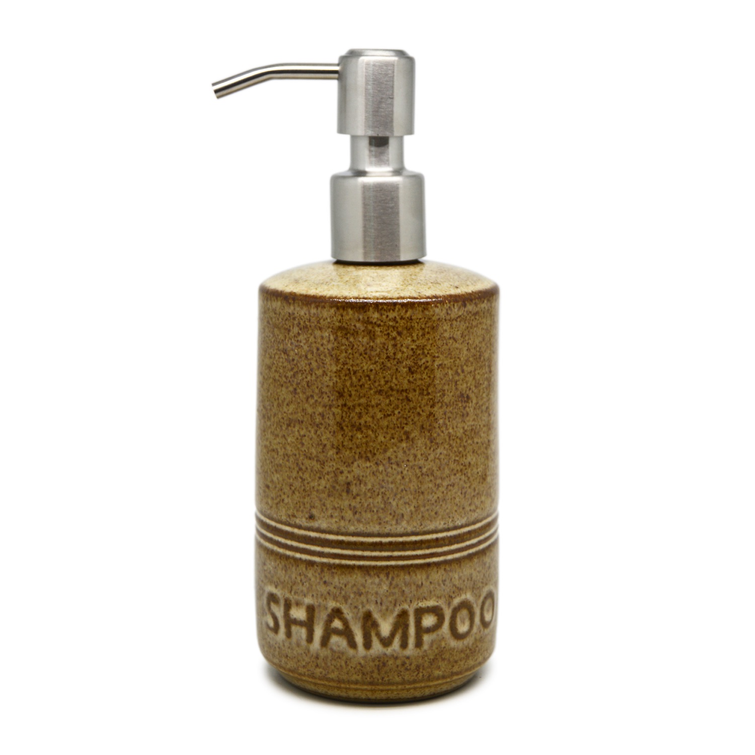 Pillar Liquid Dispenser - Shampoo - Stainless Steel Pump