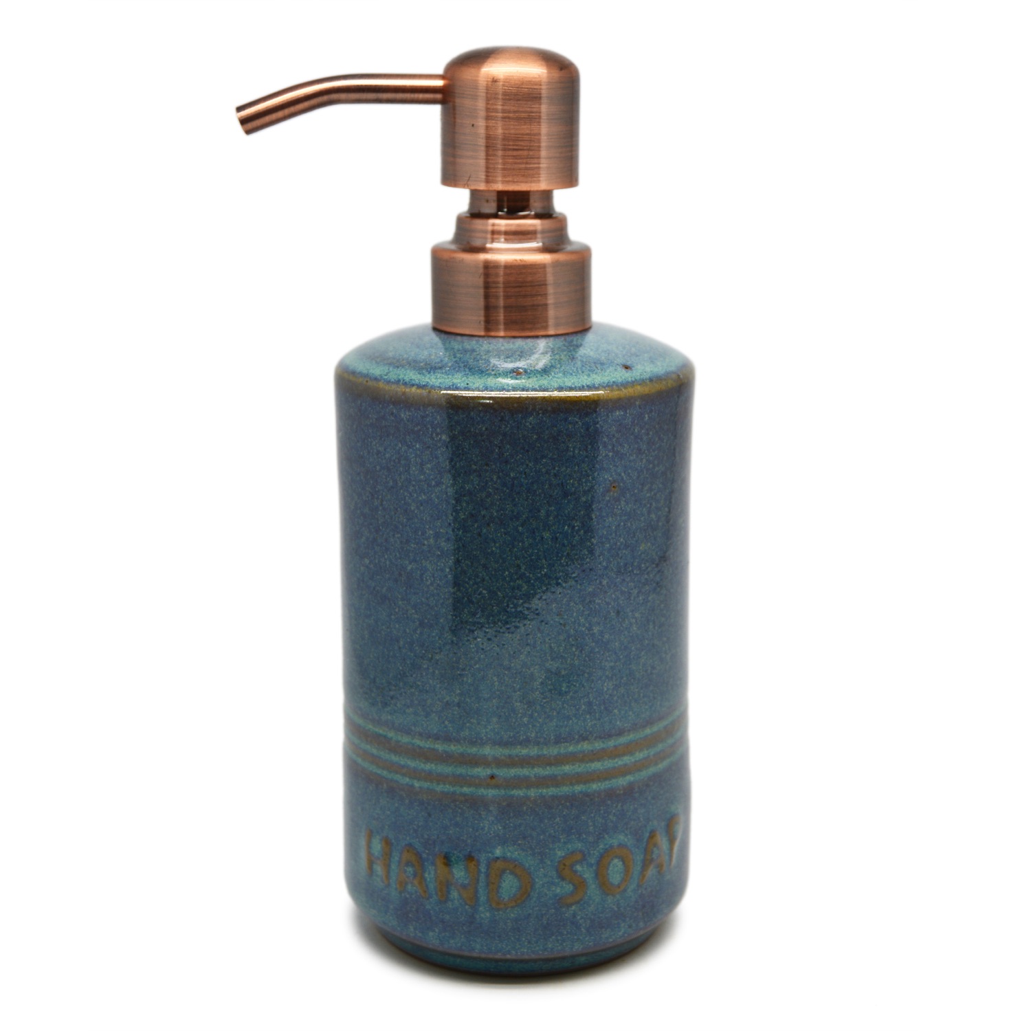 Pillar Liquid Dispenser - Hand Soap - Brass Plated Pump