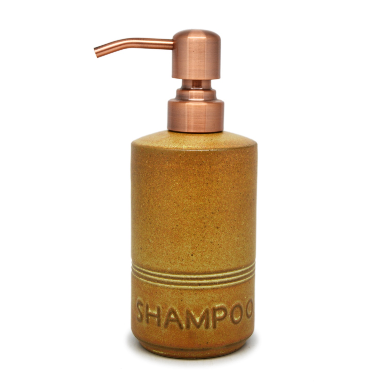 Pillar Liquid Dispenser - Shampoo - Brass Plated Pump